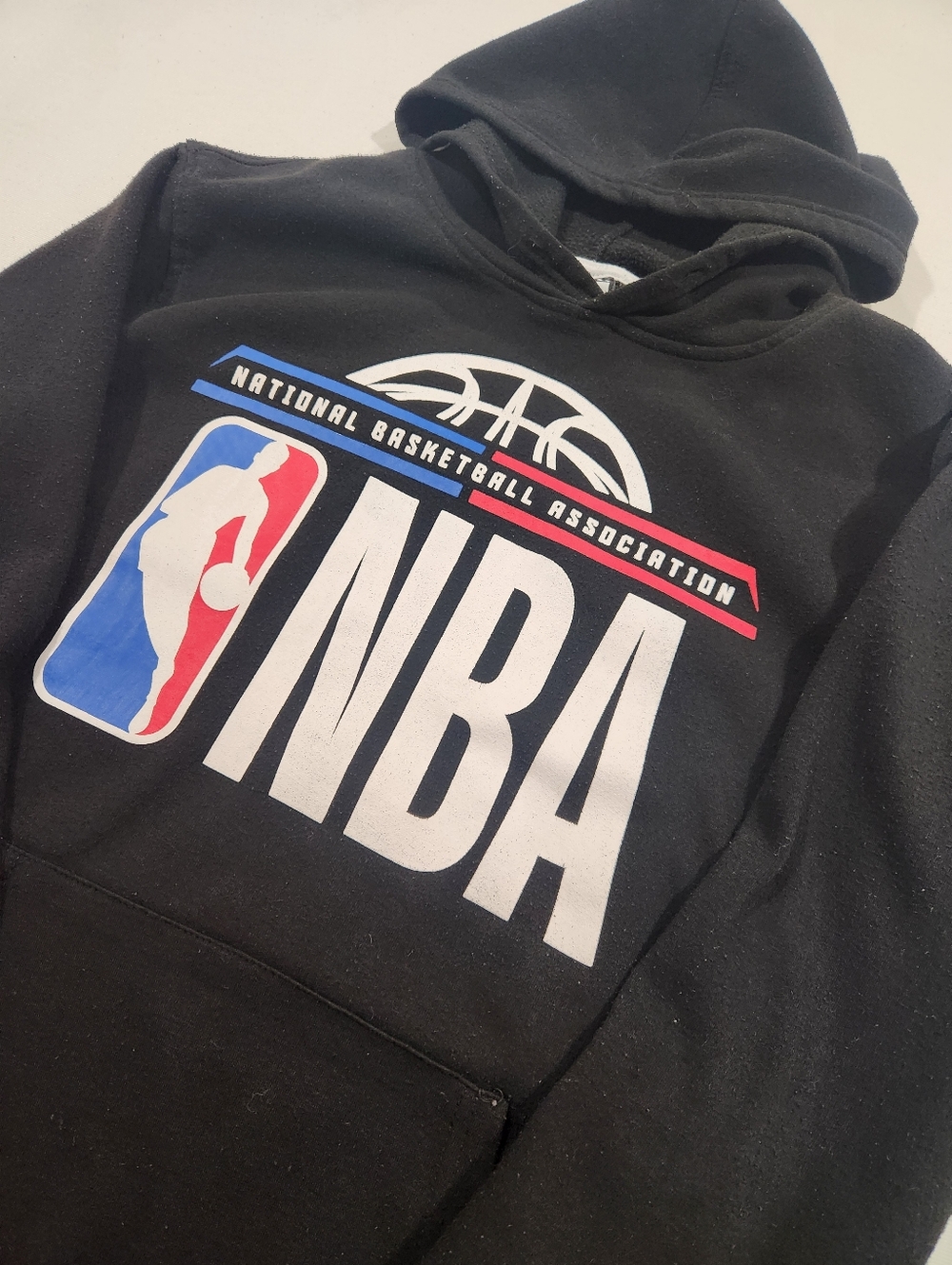 NBA Graphic Black Hooded Sweatshirt Mens Large Officially Licensed Basketball